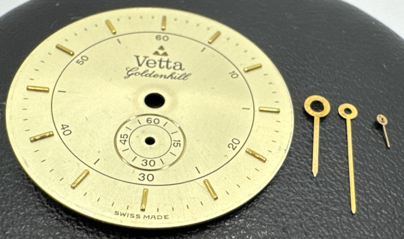 Goldenhill eta 980.153 23.5mm dial summit; h+m+ hands p.second swissmade