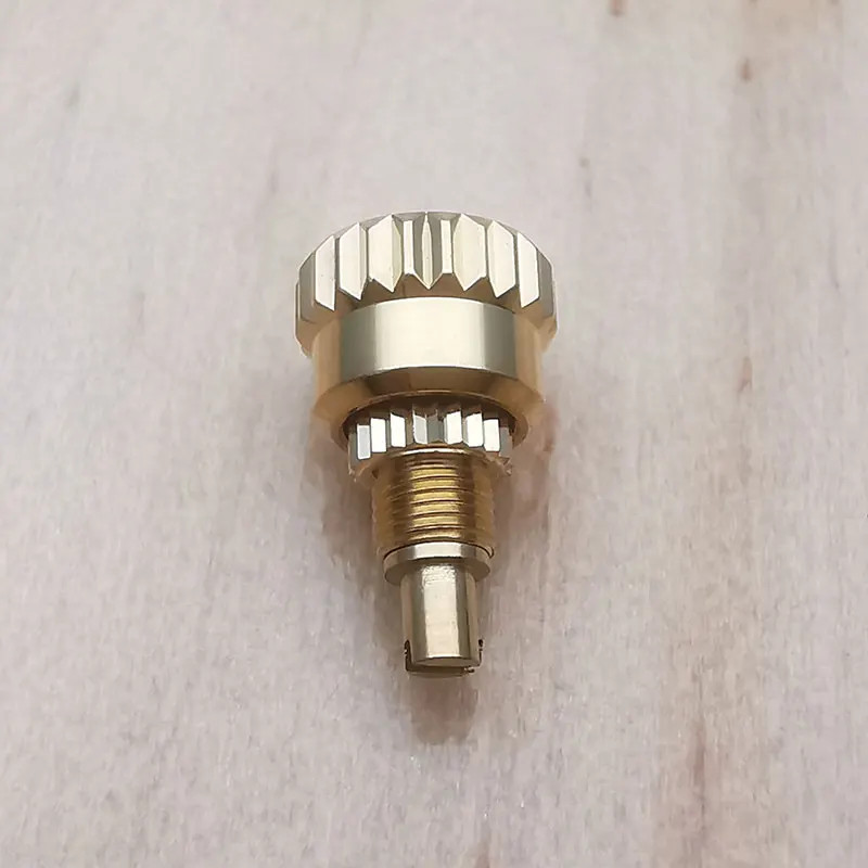 18K Solid Yellow Gold Pusher Button For Rolex Daytona 126508 116508 126518