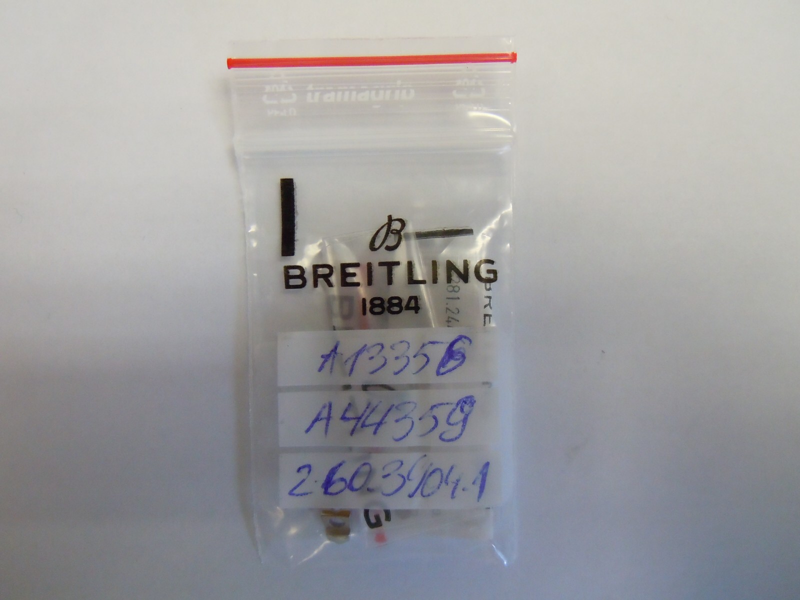 Genuine Breitling Steel Bezel Rider 0/12 & Screw A13356,A44359 part 260.3904.1