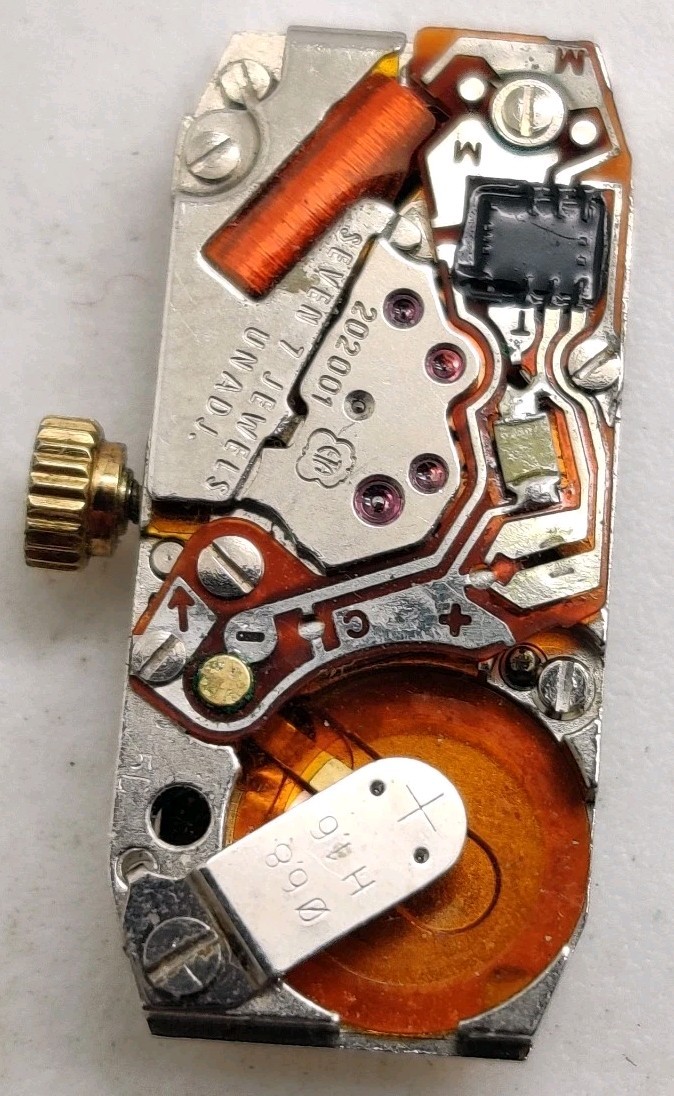 ETA Cal. 202.001 Swiss quartz watch movement For Repair