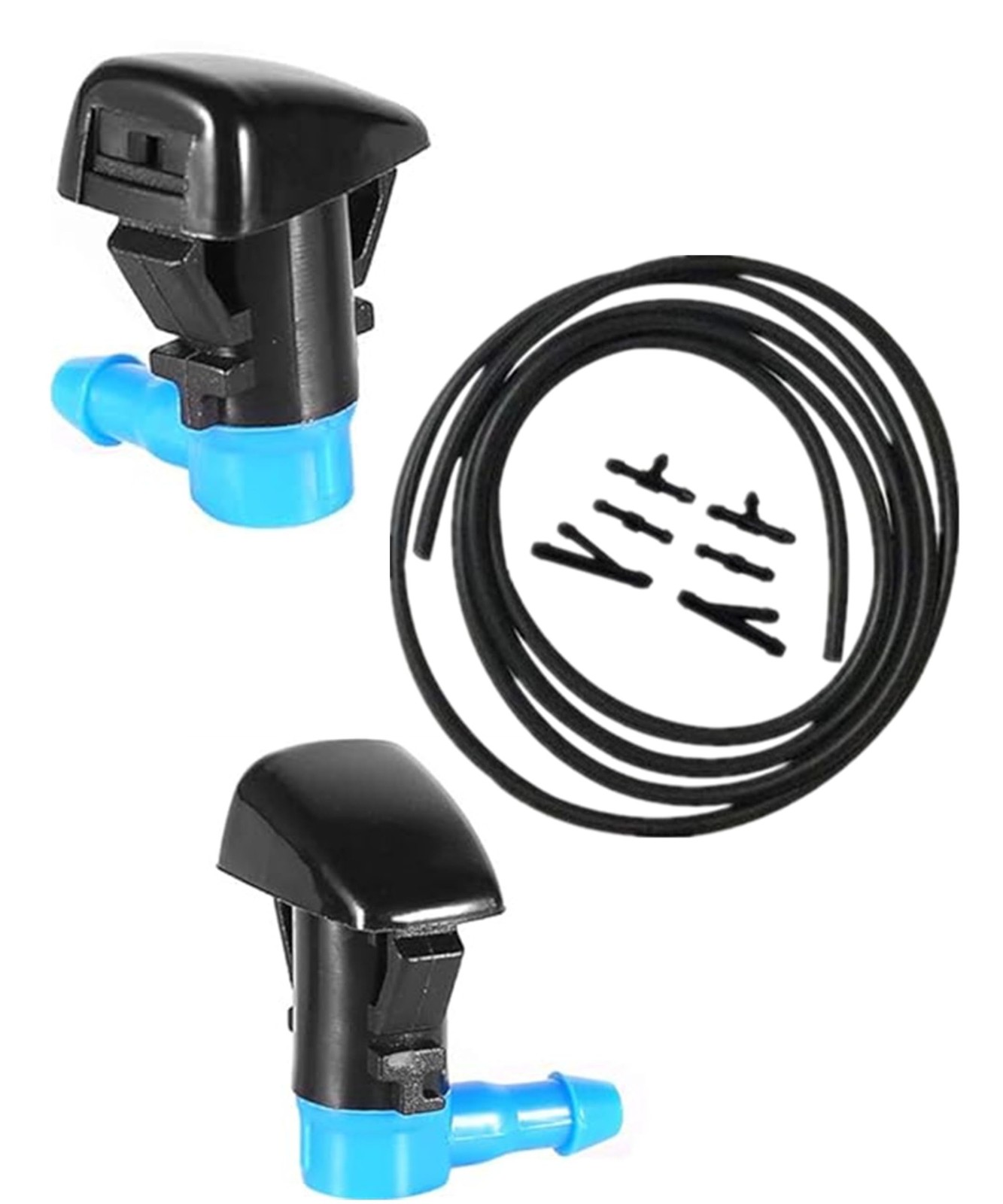 Front Windshield Washer Fluid Sprayer Nozzle kit for Chrysler Dodge Jeep with…