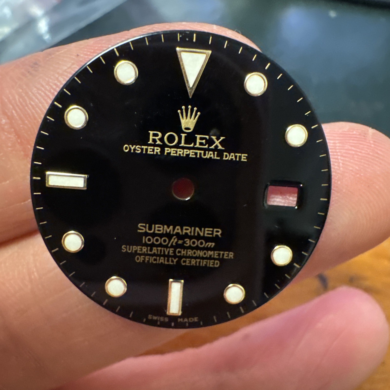 Original Rare Rolex Oyster Submariner 16618 16613 dial excellent condition SWISS