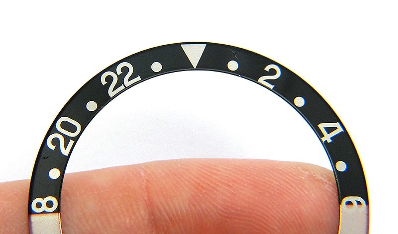 Vintage Genuine Rolex GMT-Master II 16710 Faded Pink Black Coke Bezel Insert