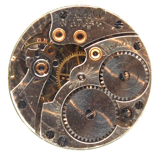 1915 WALTHAM POCKET WATCH MOVEMENT 20070873 GRADE: SAPPHIRE 6/0s 15j (RB2)