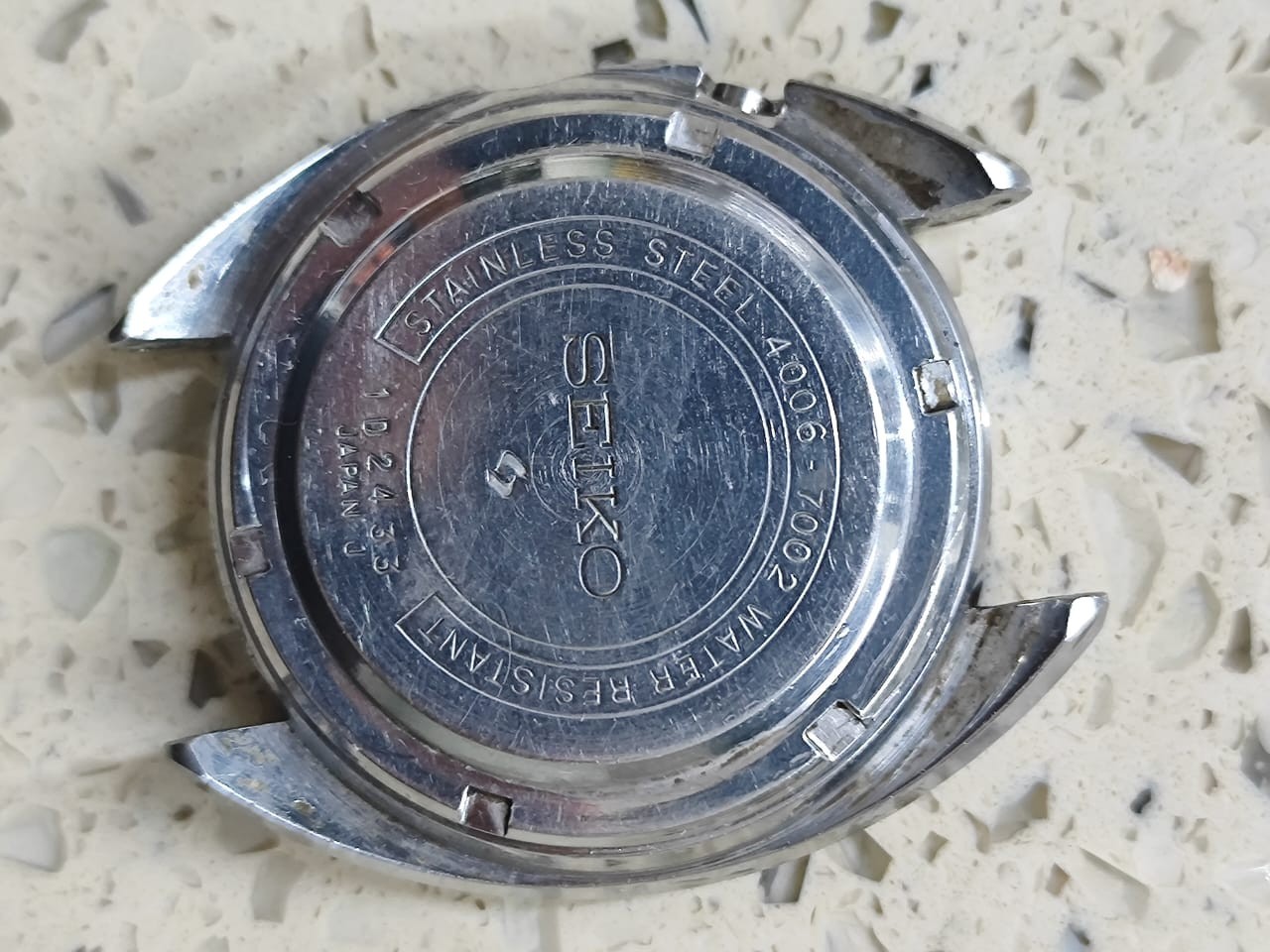 Original SEIKO BELL-MATIC 4006-7002 CASE Used without bezel Y