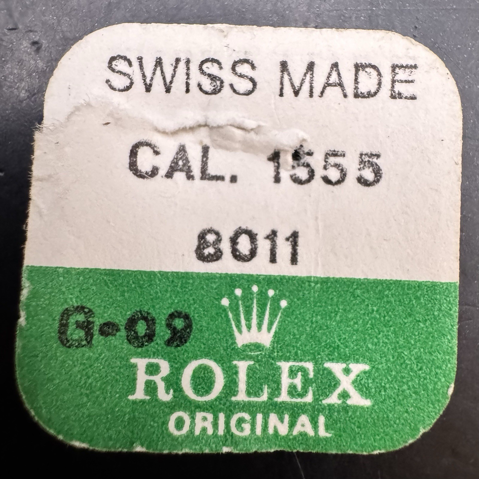 One (1) NEW Genuine Rolex Part 1555 8011 Stud for Cam Yoke Cal. 1555 NOS
