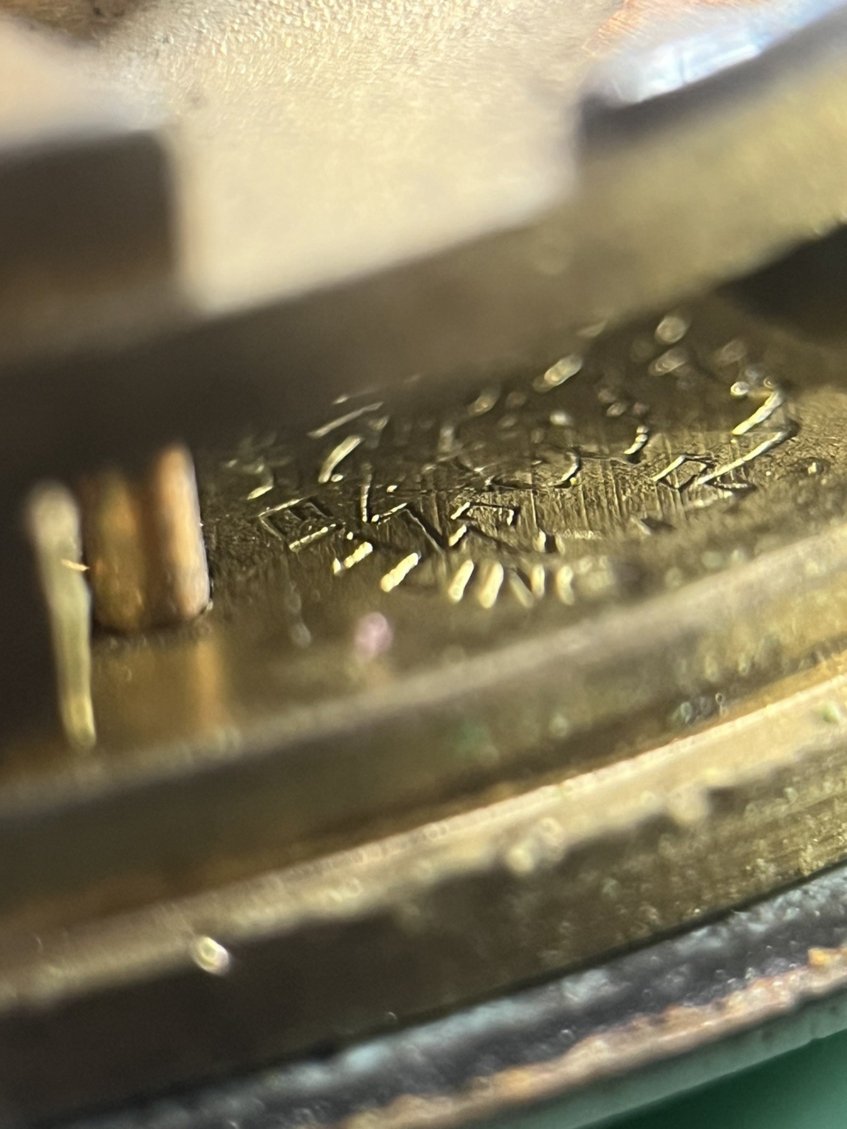 GOOD BALANCE Early Private Label Breitling Chronograph Pocket Watch Movement