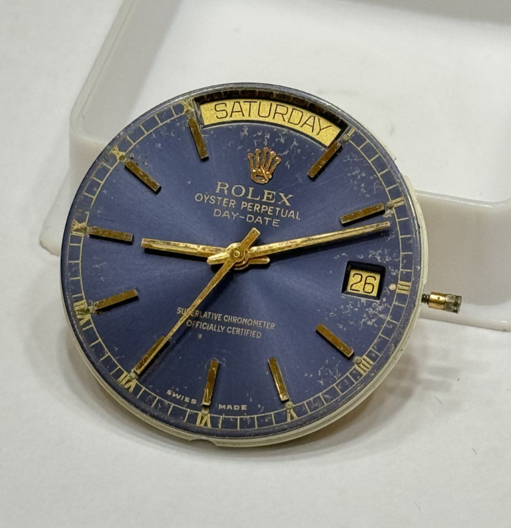 Eta 2834-2 Automatic Day Date Movement Swiss Made Running