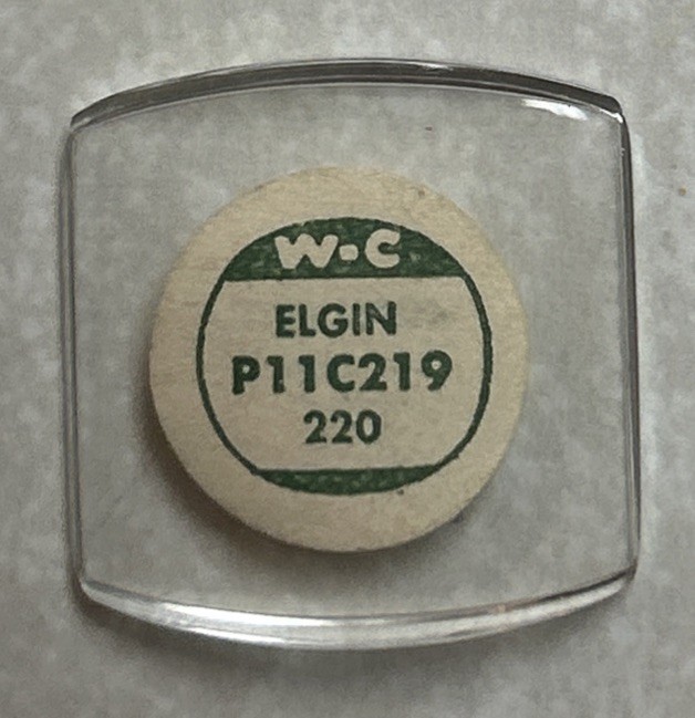 Vintage Genuine Watchcraft For ELGIN P11C219 #220 Watch Crystal NOS