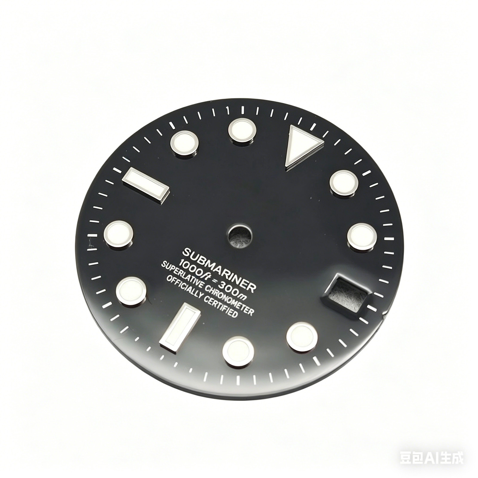 28.5mm SUB Watch Dial Ice Blue Lume for 8215 2824 Movement Watch Parts
