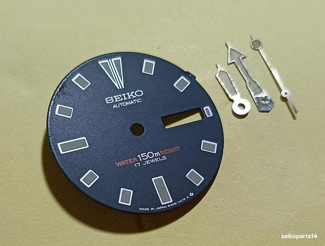 SEIKO PEPSI DIVER 6309-729A GENUINE DARK BLUE DIAL 747P R SUWA SET HANDS PATINA