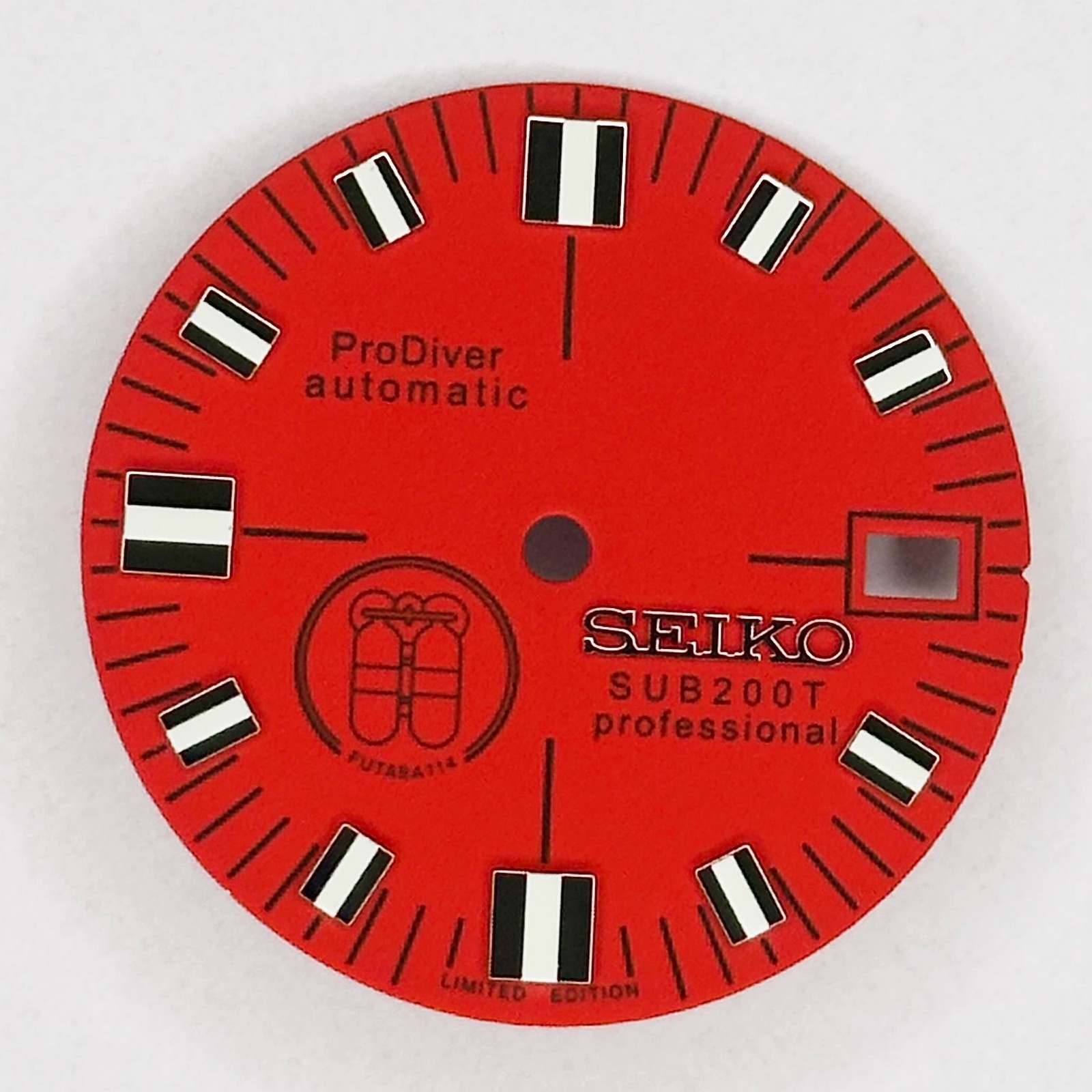 28.5mm Watch Dial Green Luminous Date Fit NH35/NH36 Movement