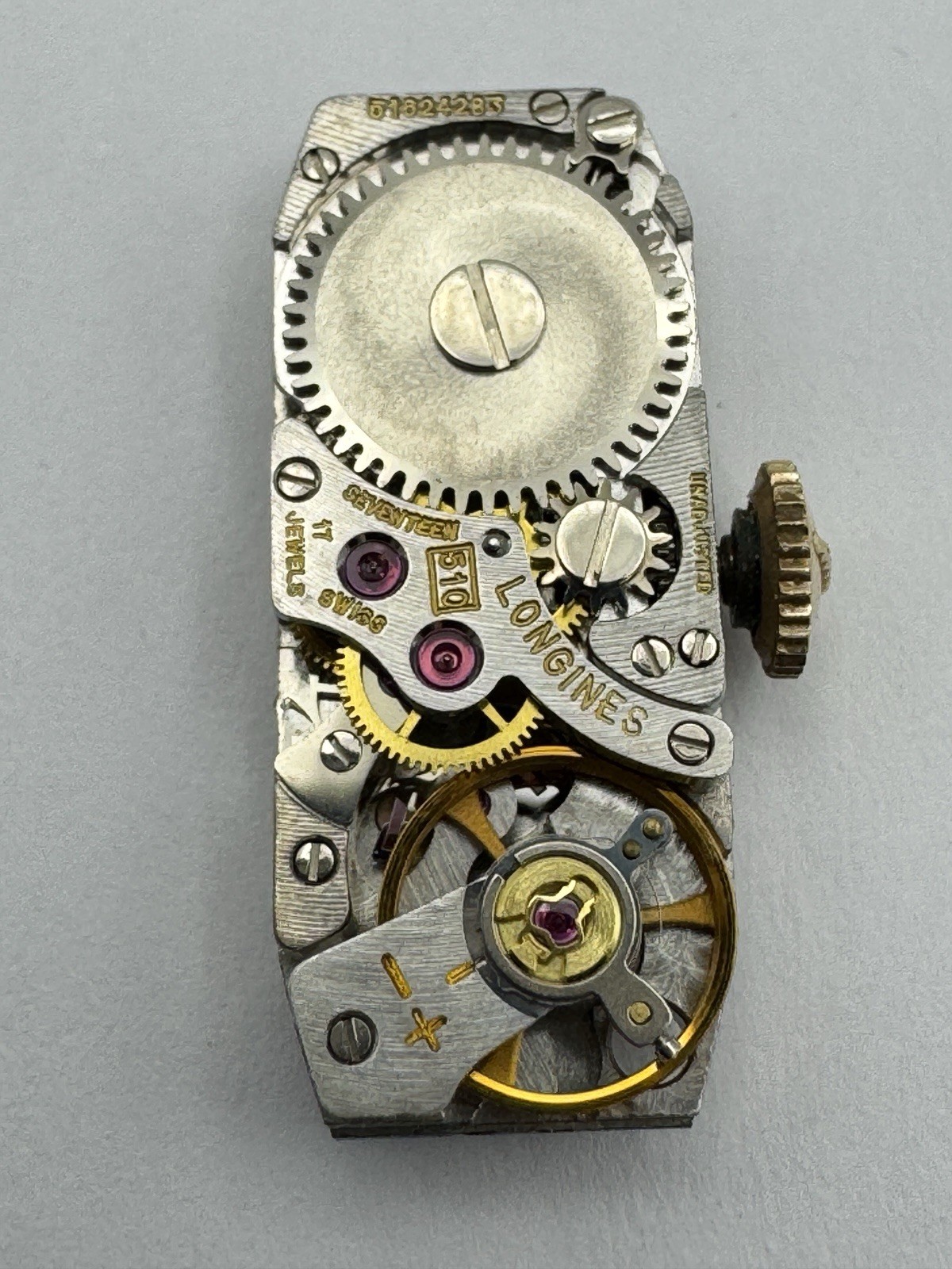 Vintage Longines Cal 510 Wristwatch Movement – Runs