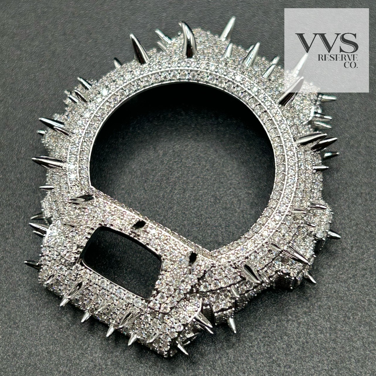 VVS1 MOISSANITE Real Iced BEZEL Kit For DW6900 Watch – BEZEL ONLY
