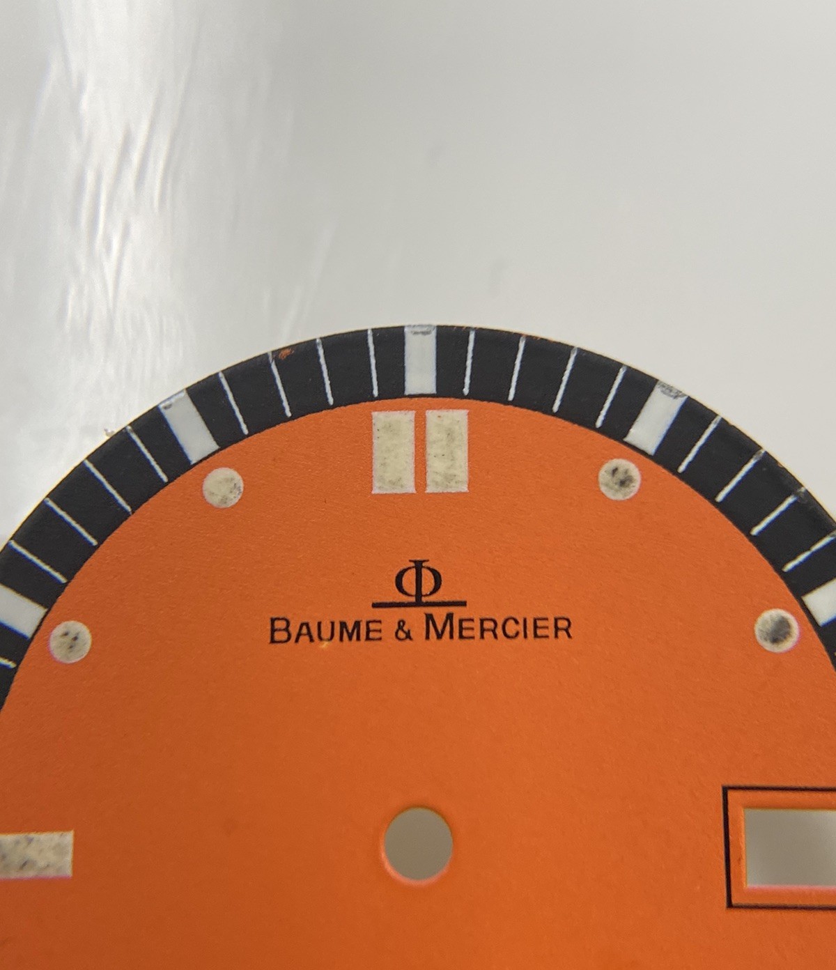 Original Baume & Mercier Formula S MV04O16 Orange/Black Dial