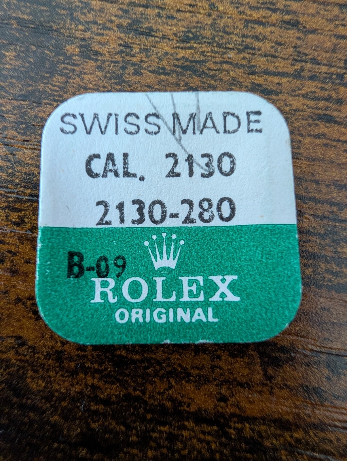 ROLEX-HOUR WHEEL-FACTORY SEALED-CAL 2130 PART 2130-280