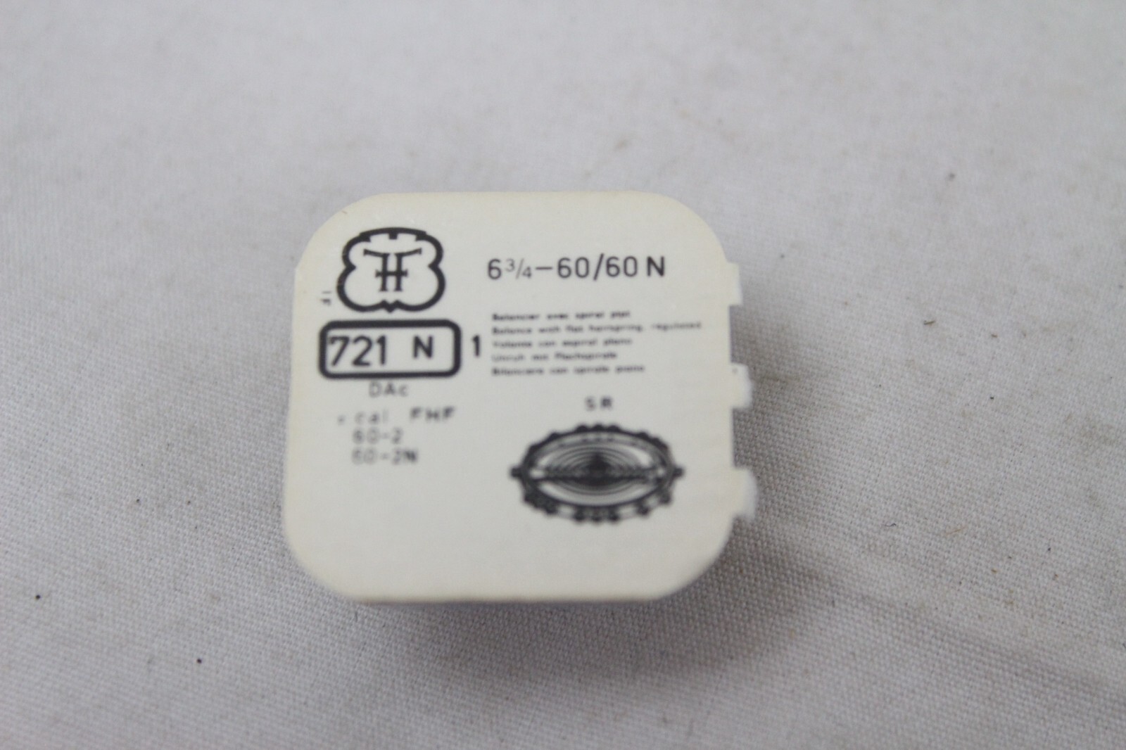 NEW FHF Watch Movement Balance Complete Part 721N 721 N 6 3/4 60/60N 60/60 N
