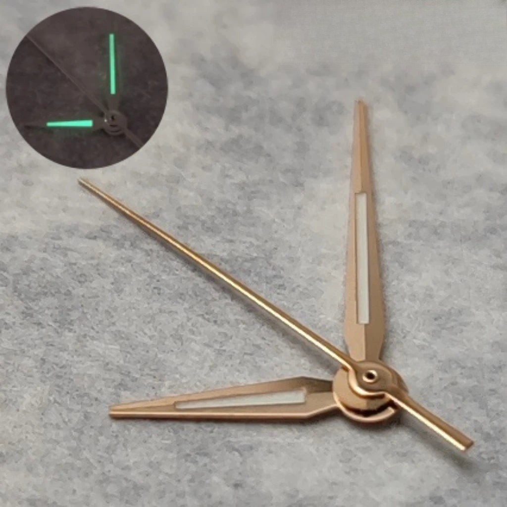 C3 Green luminous Multicolor Watch Hands for NH34 NH35 4R35 NH36 4R36 Movement