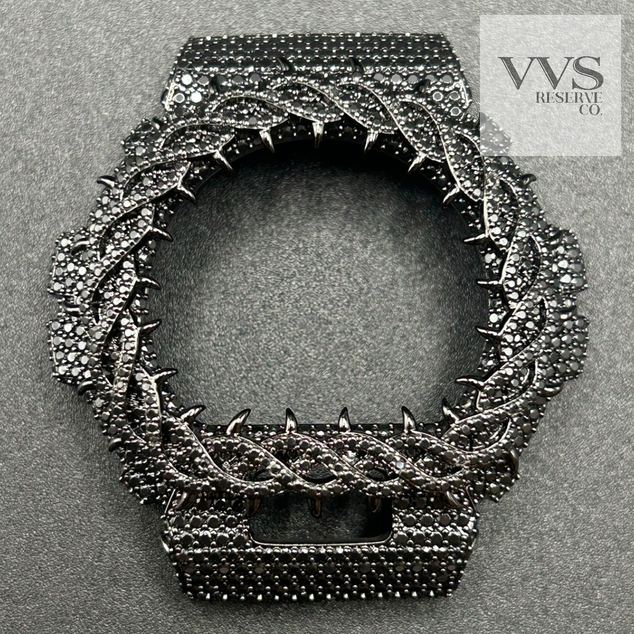 5A CUBIC ZIRCONIA Iced BEZEL Kit For DW6900 Watch – BEZEL ONLY