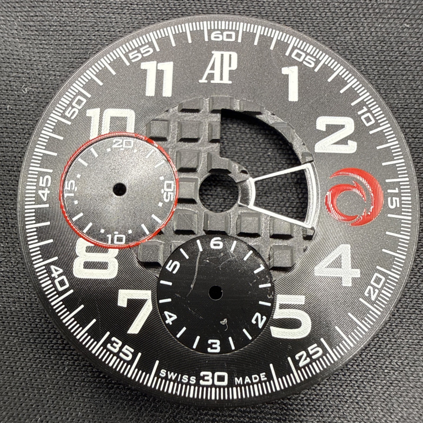 Audemars Piguet AP Alinghi Royal Oak Offshore Chronograph Watch Dial Part