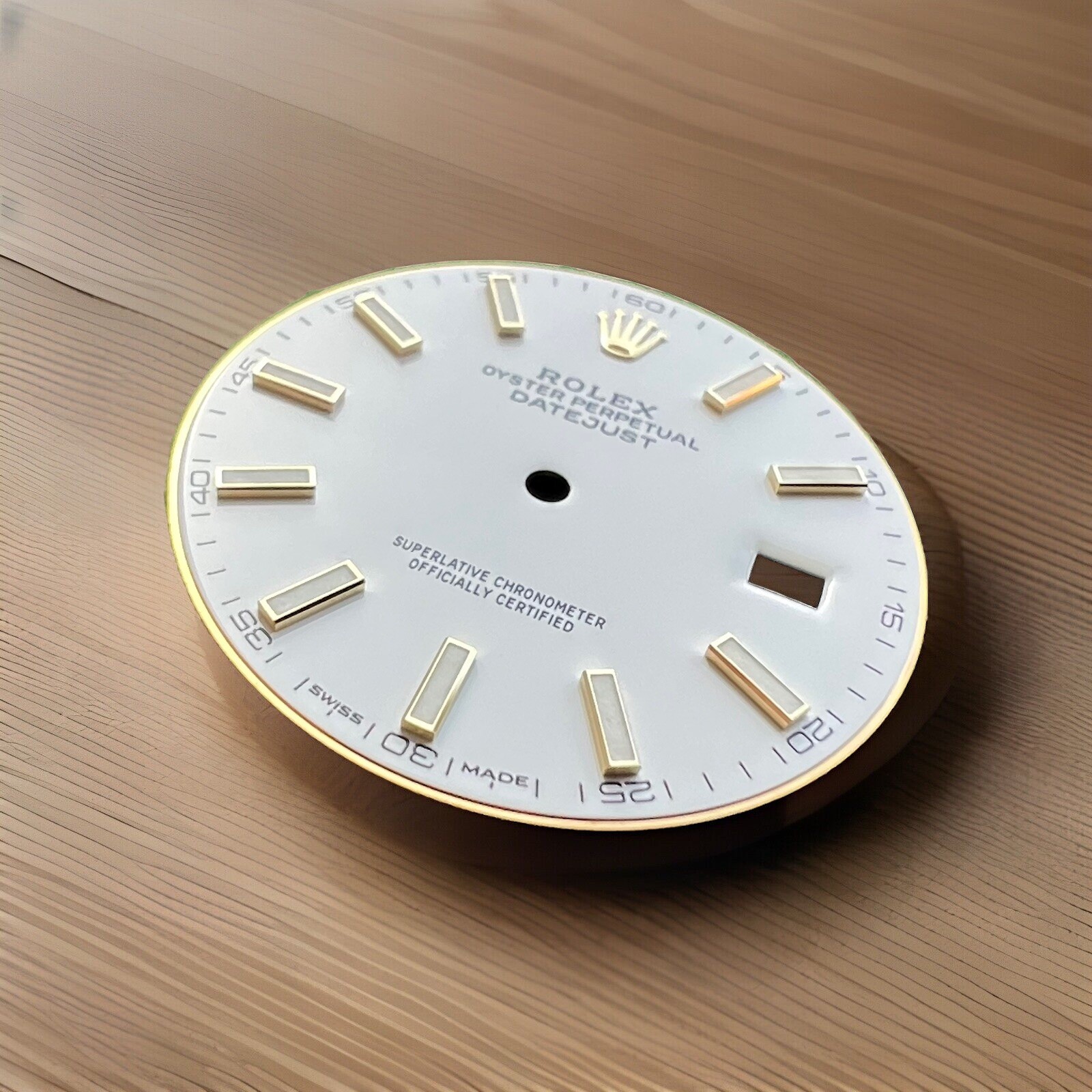 Authentic Rolex 41mm Datejust White & Gold Stick Dial (126303 / 126333) – OC#666