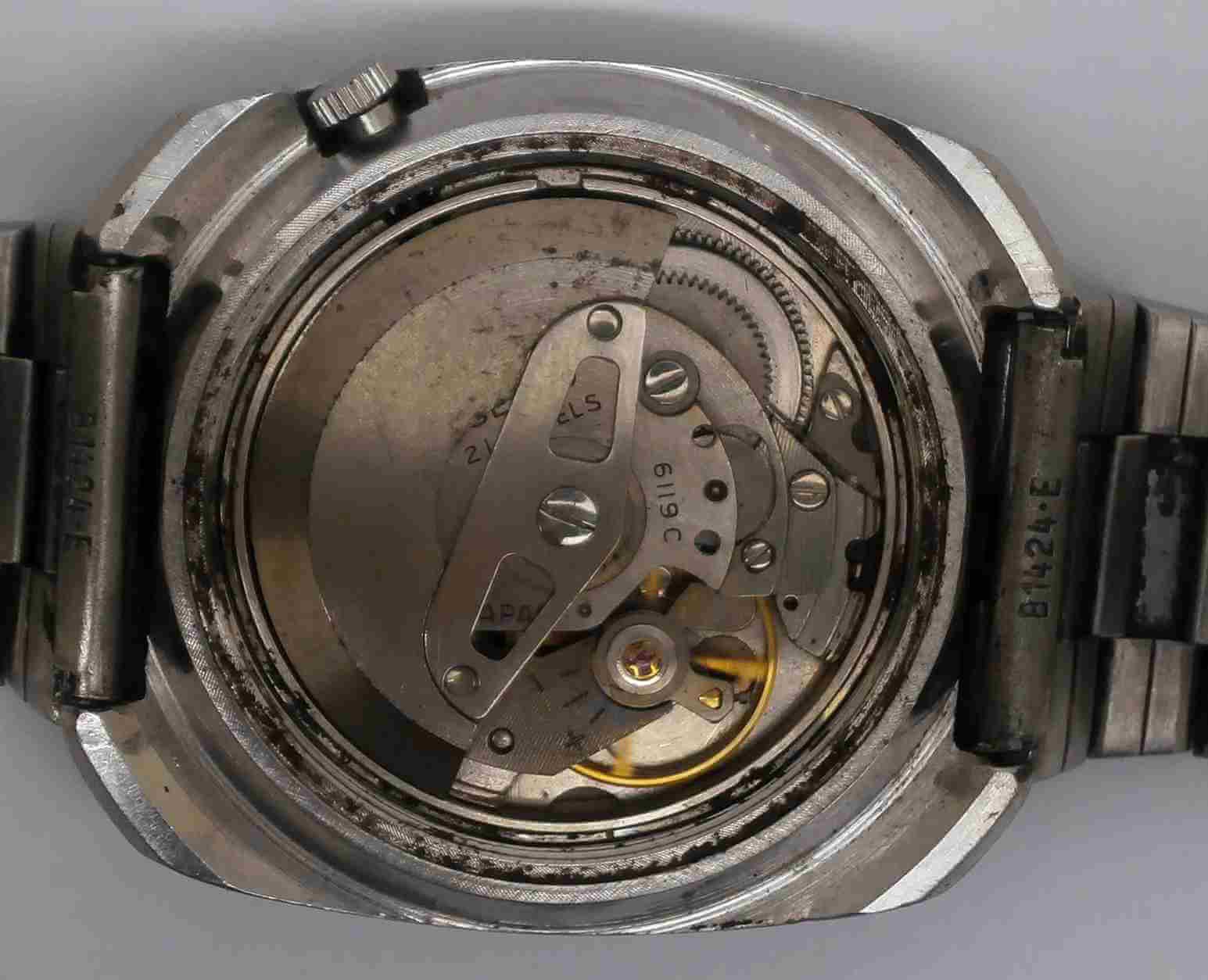 VTG SEIKO 5 Steel Watch. Ref: 6119-8430. Cal: 6119C. For Service
