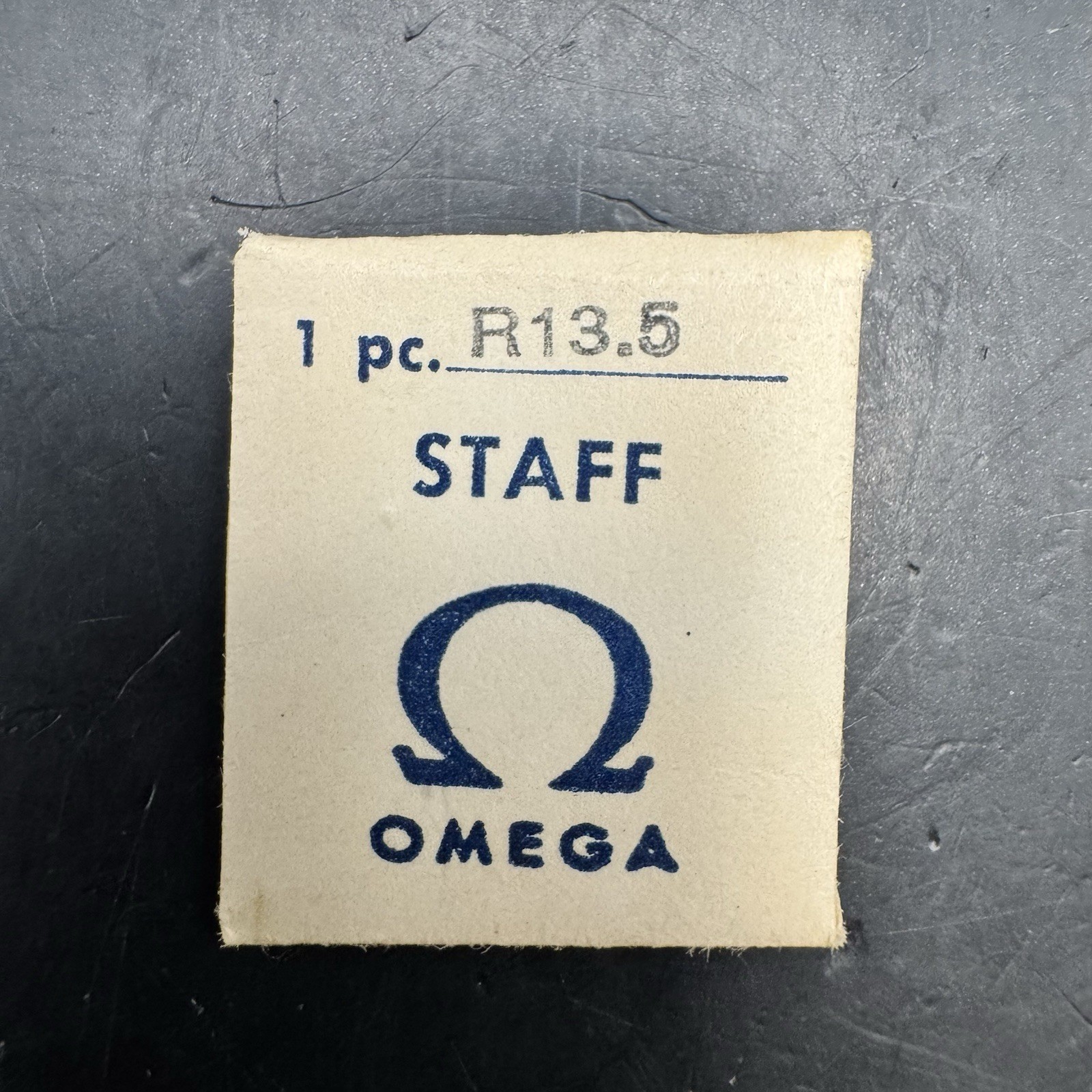 One New Genuine Omega Balance Staff R13.5-1321 Cal. R13.5 Part #1321 240 241 243