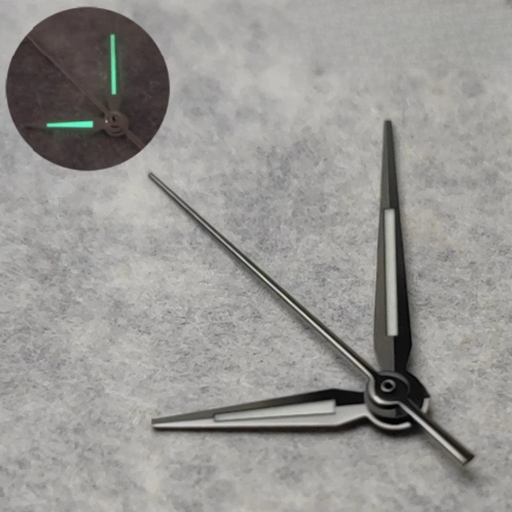 C3 Green luminous Multicolor Watch Hands for NH34 NH35 4R35 NH36 4R36 Movement