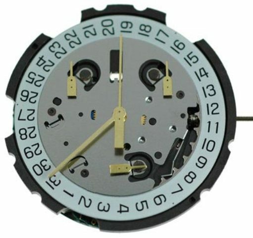 Watch Movement ETA G10.211/212 Quartz Movement Date At 4:00 Overall Height 7.4mm