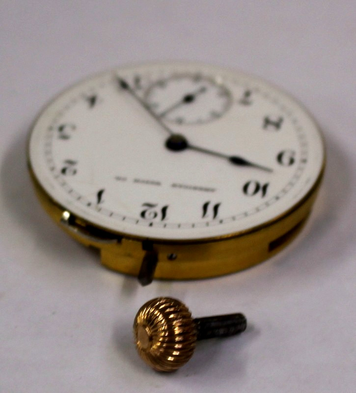 American Watch Company Pocket Watch 11j Movement Dial and Hands