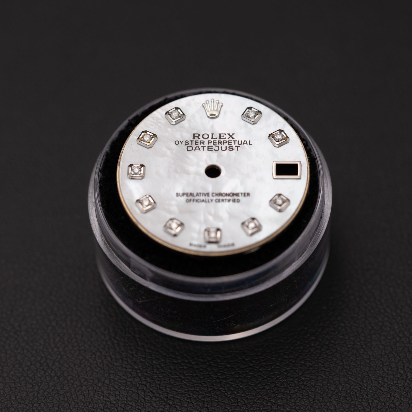 Rolex 31mm Custom White MOP Diamond Dial for Datejust/Presidential Watches
