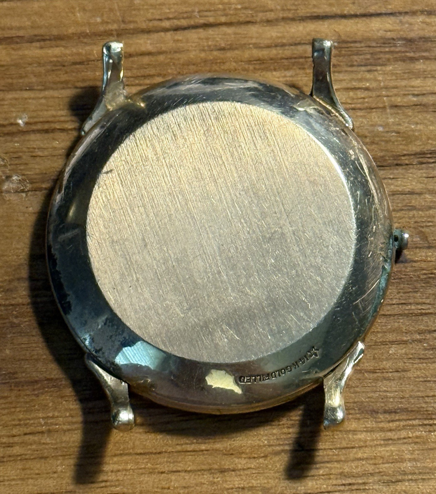 1950s Omega GF Watch Case and Back – Missing Front Bezel