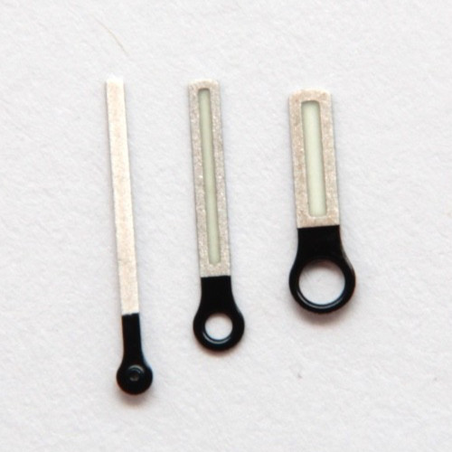 OEM GENUINE IKEPOD MANATEE WATCH HANDS DIAMOND DUST FINISH 0.90 x 1.50 x 0.25