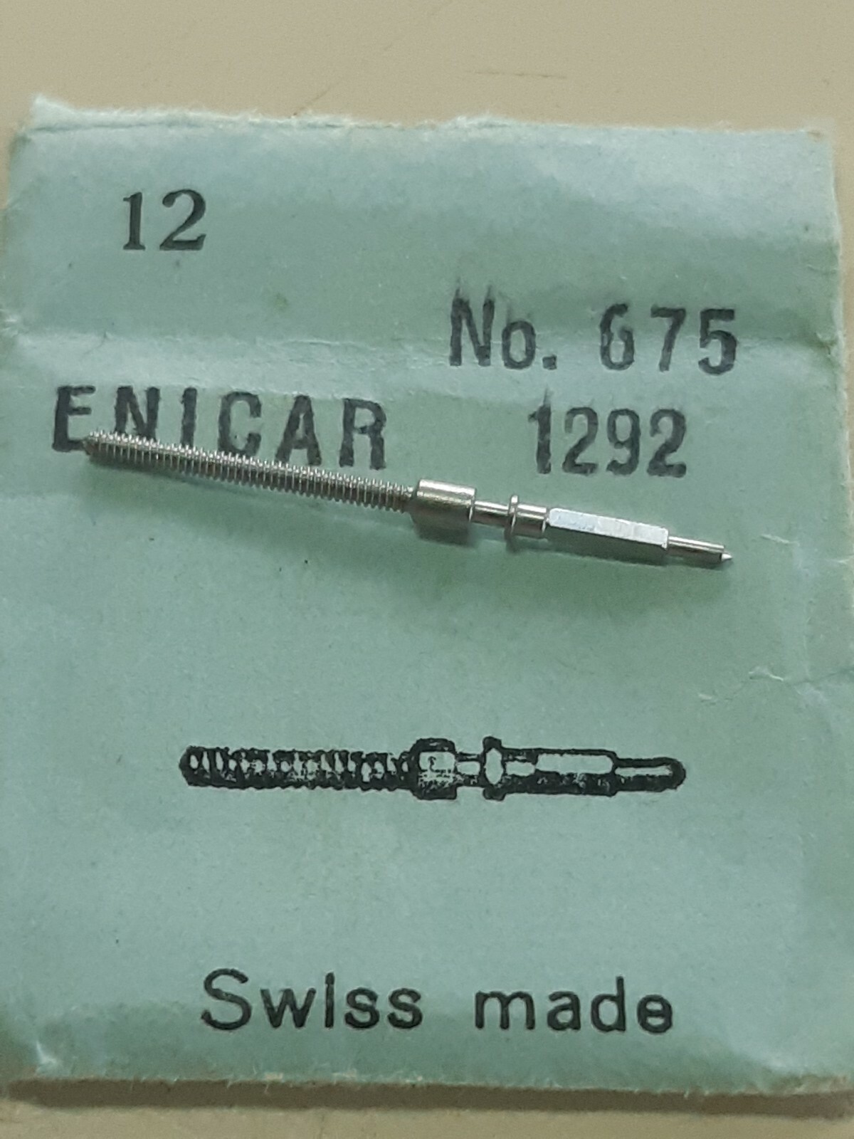 Enicar 1292 caliber stem x 1 Free postage