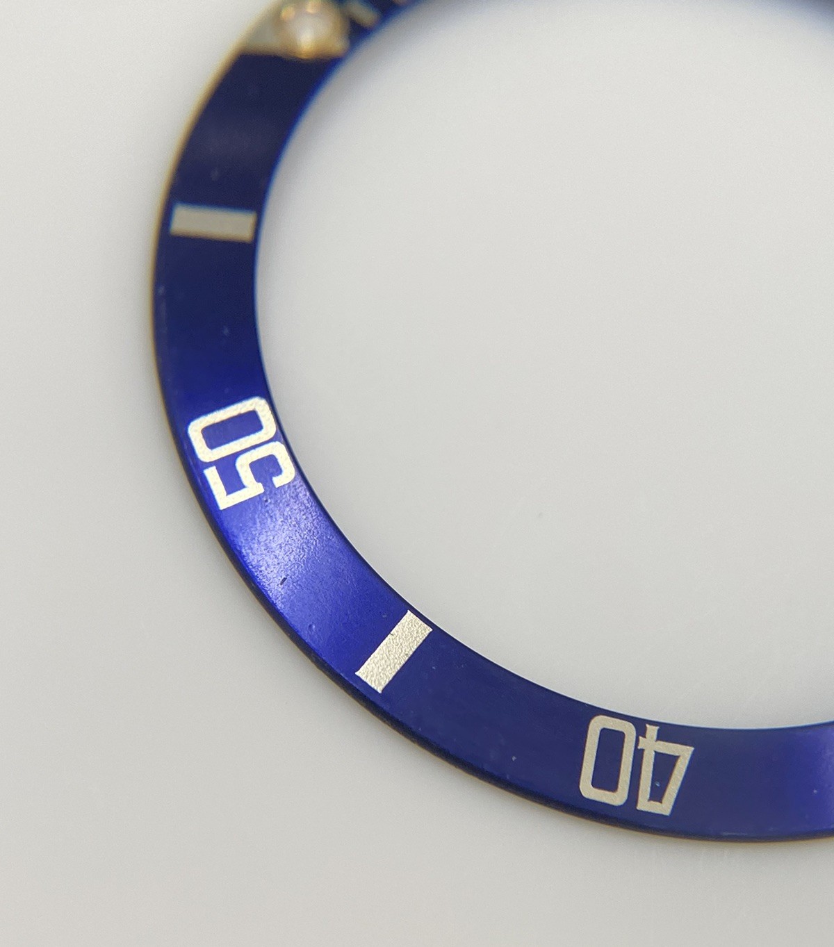 Genuine Rolex Submariner Blue/Yellow Bezel Insert/Pearl 16803 16613 16808 16818