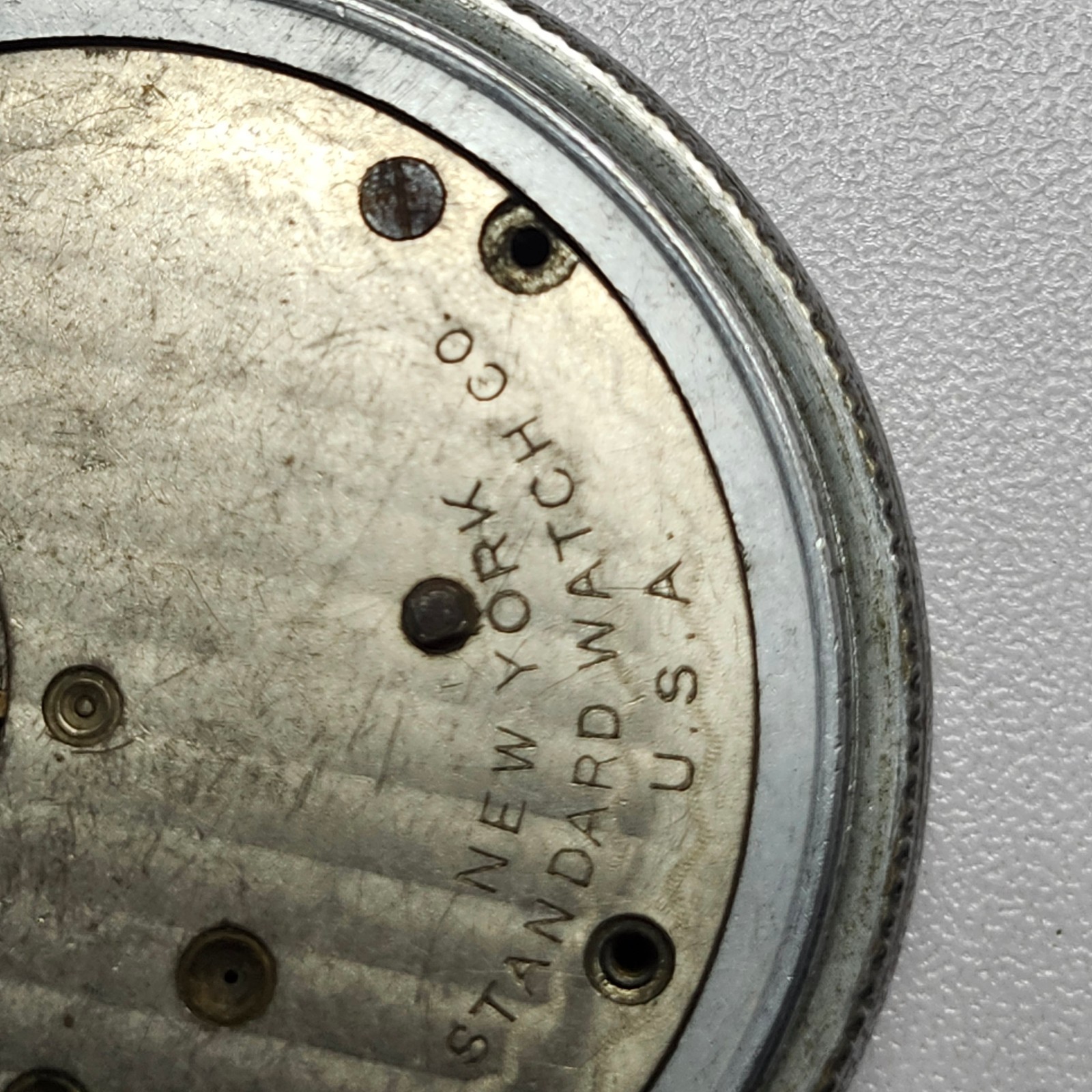 Antique New York Standard 7J Pocket Watch Movement – Size 18s? – Parts/Repair –