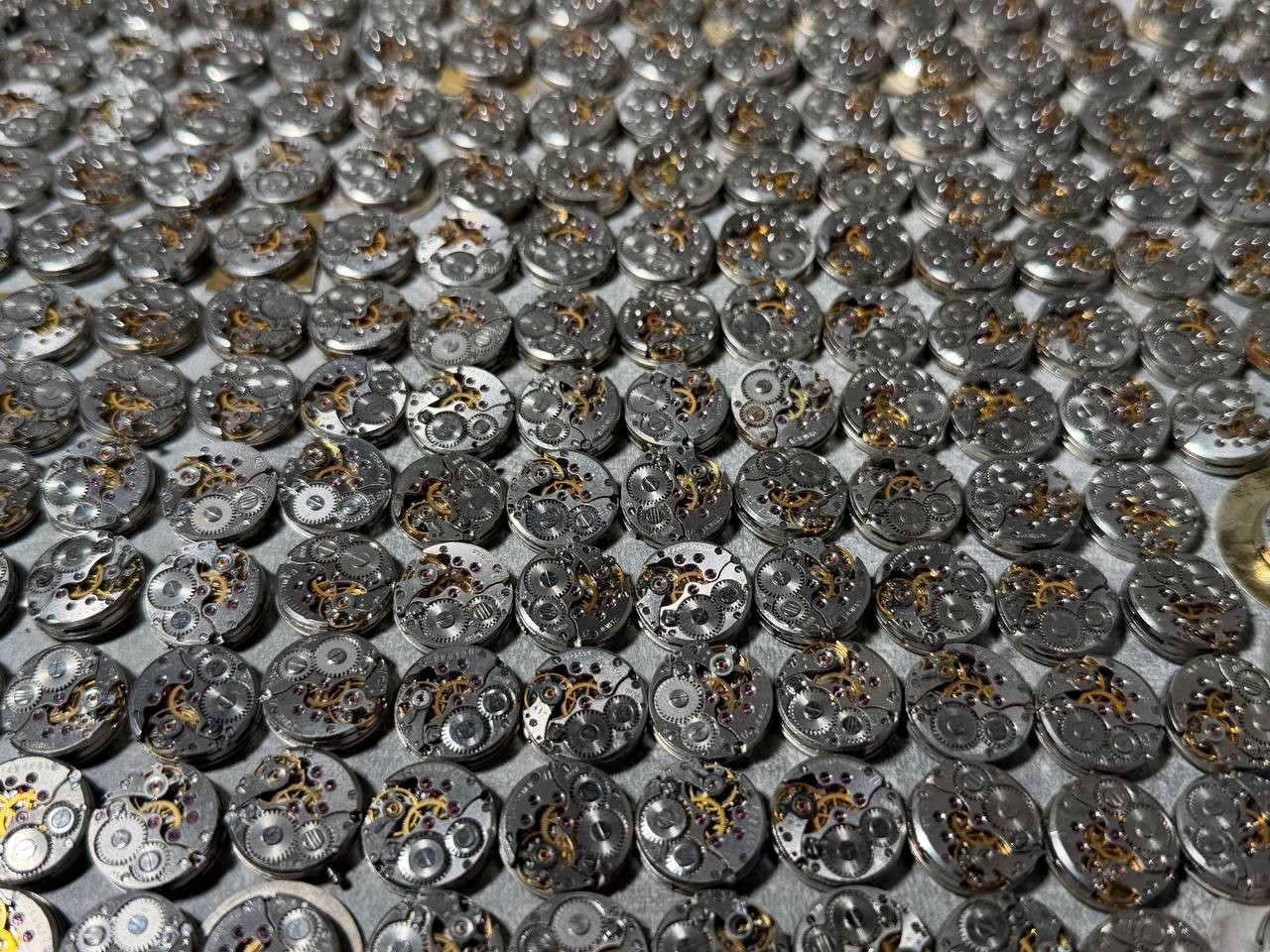 Lot of 200 CHAIKA Watch Movements 16mm USSR | Vintage Mechanical Parts Steampunk