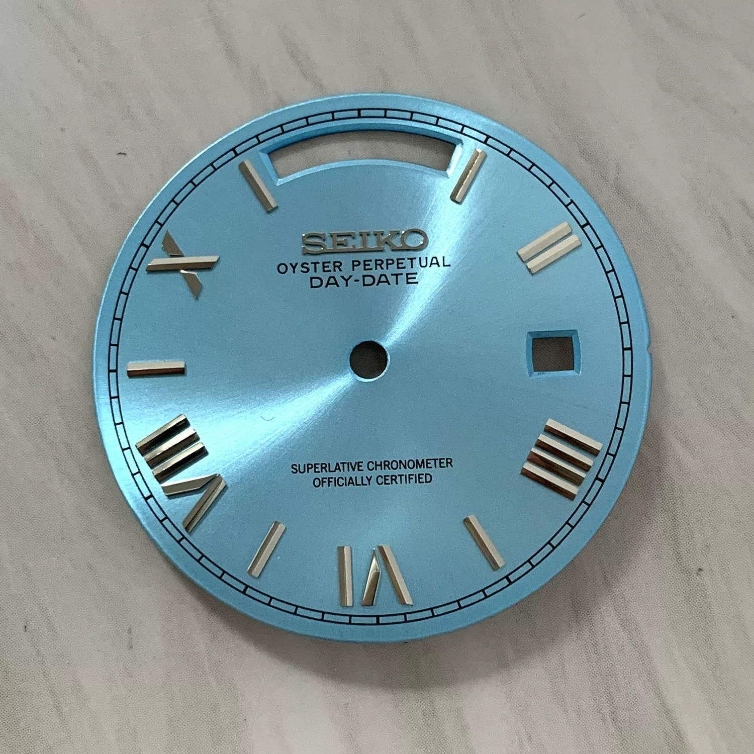 31mm No Luminous Watch Dial Double Calendar For 8285 Movement Watch Accessories