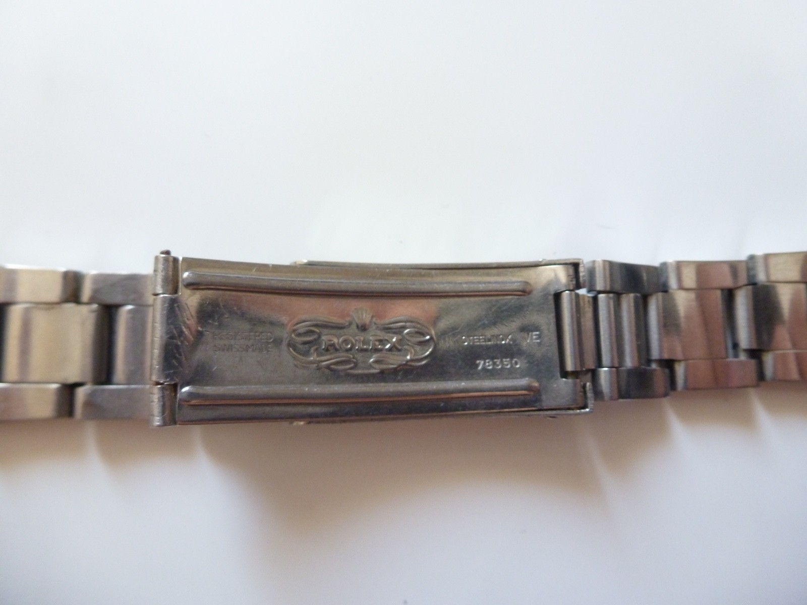 ORIGINAL Rolex Steel Bracelet 78350 19 VE length 15cmOyster without end links