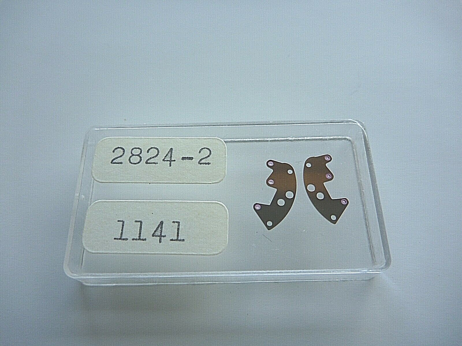 ETA 2824-2, five new movement parts #1141, 1481, 1482, 2595/1, 2784, + 3 screws