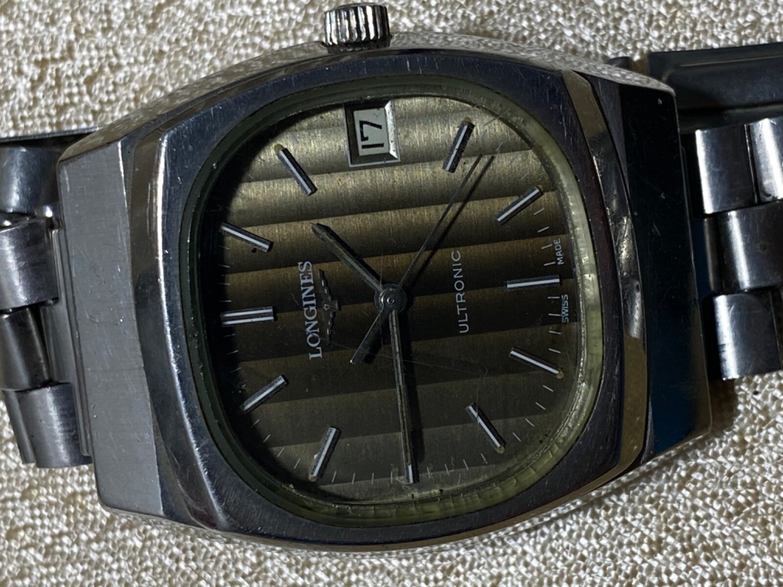 LONGINES ULTRONIC WATCH 6312 ESA 9162 FOR PARTS OR REPAIR.