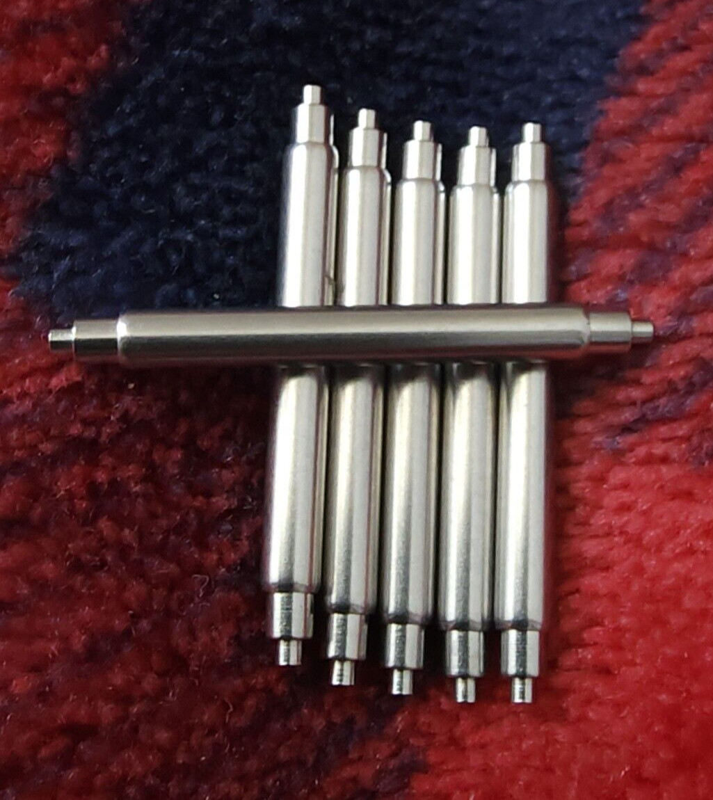 4 PC 22mm 2.5mm FAT SEIKO OEM 7S26 SKX007 SKX009 SKX011 Non-Fring 1.1mm Tip