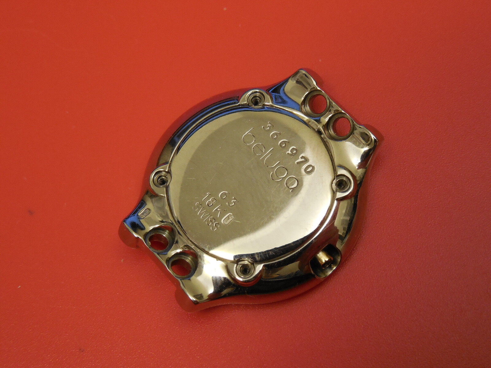 GENUINE EBEL 18K WHITE GOLD BELUGA LADIES CASE BACK SCREW SET