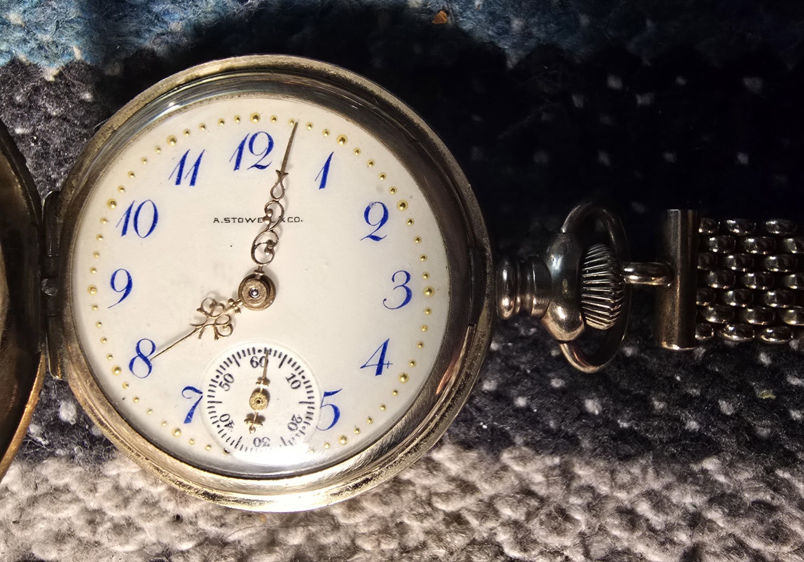 1903 Near Mint Size 0 Waltham Seaside with fancy O’Hara dial Runs and keeps time