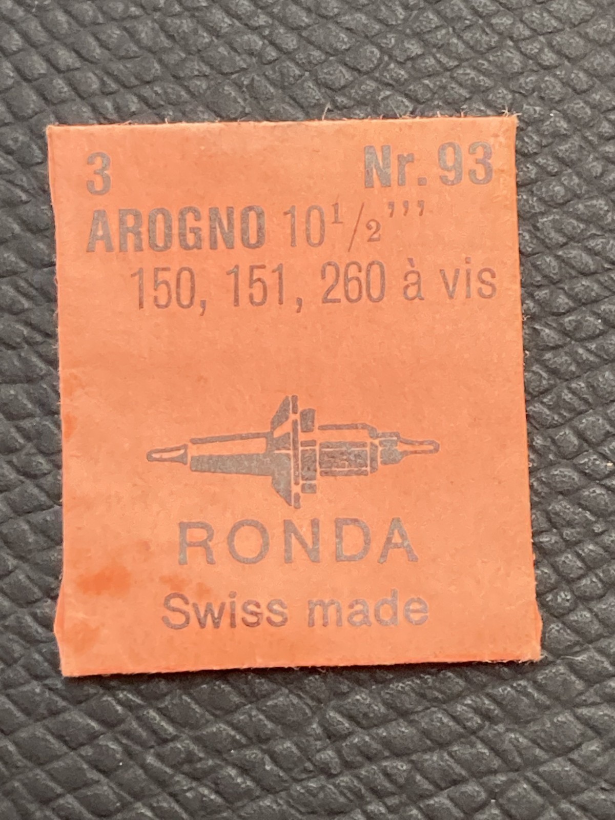 AROGNO 150 RONDA #93 Sealed Pack of 3 Balance Staffs