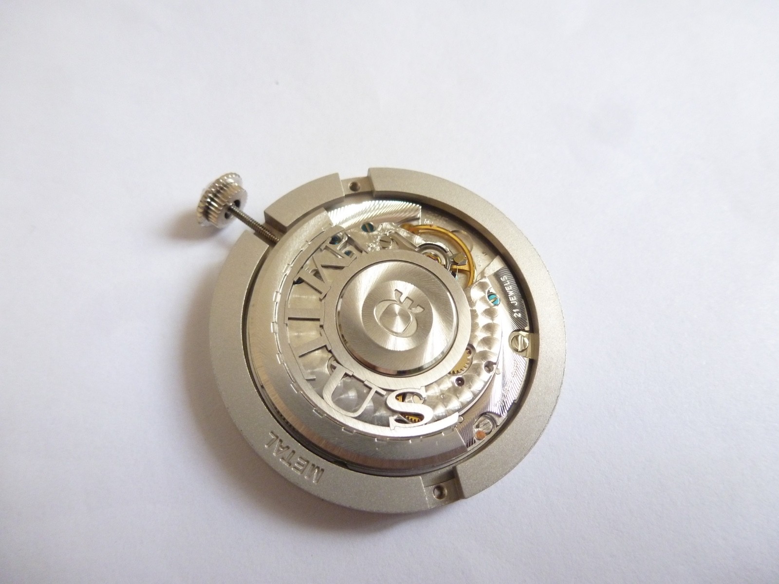 Milus ETA 2892-2 SWISS MADE MOVEMENT MECANIC WHITE DATE good condition works