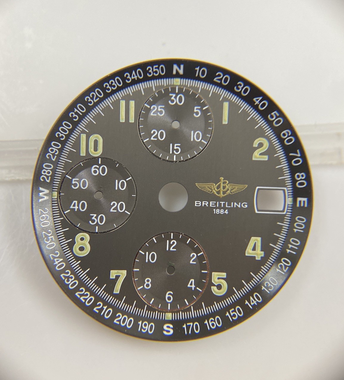 Original Breitling Chronomat Longitude GMT A20048 Cal. Valjoux 7750 Tabacco Dial