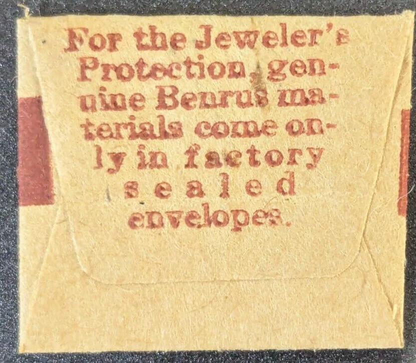 Pack of 3 NOS NEW Benrus Cal. AK – Shockproof Bottom Cap Jewel – Part# 48