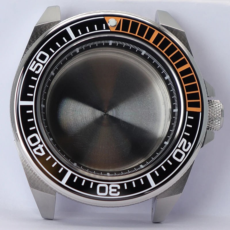 43mm Watch Case Sapphire Glass For Modified Samurai NH35 NH36 NH38 NH34 4R36