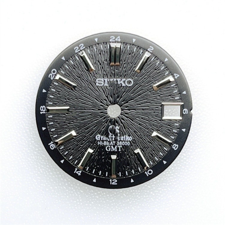 28.5mm Radial Pattern Watch Dial No Lume for Nh34 Nh35 Movement Watch Parts